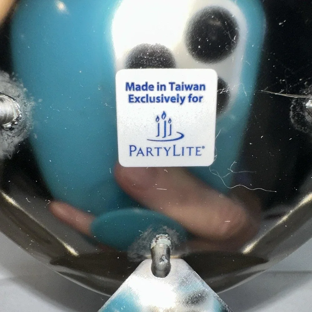 PARTYLITE Bright Lights Tealight Caddy Candleholder Metal Silvertone No Box